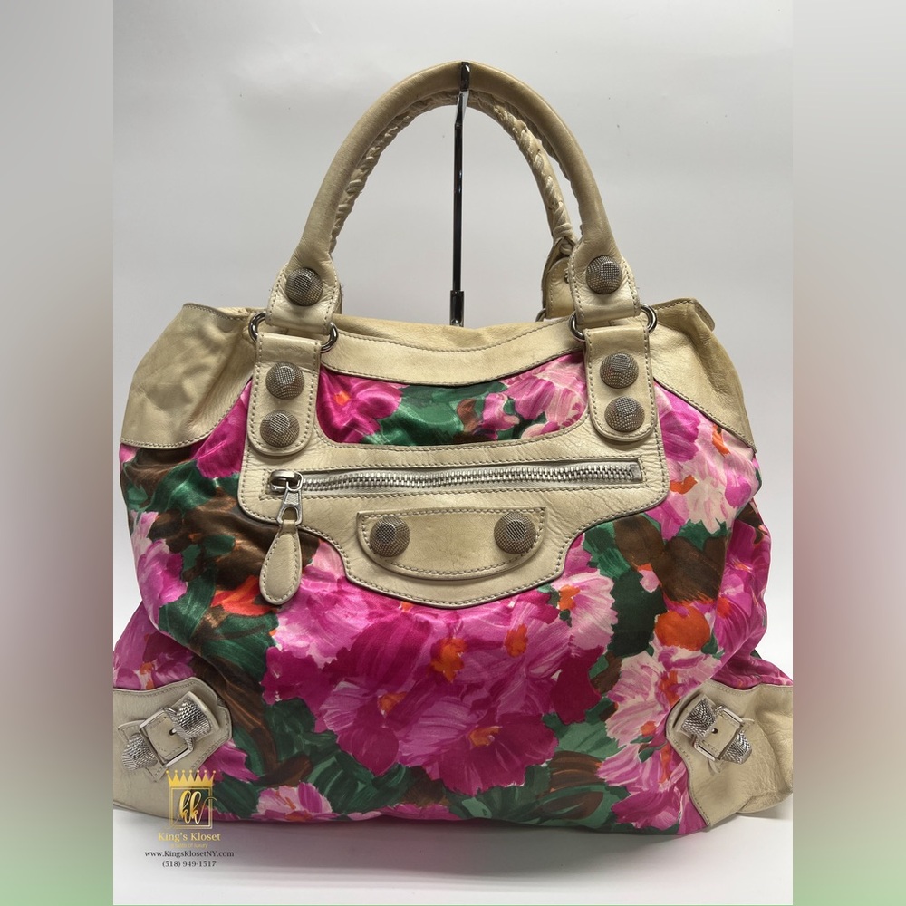 💖SOLD💖Balenciaga Floral giant city Bag - Picture 2 of 13